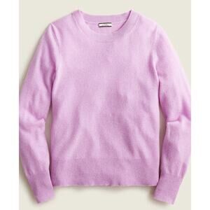 J. Crew Cashmere Relaxed Crewneck Sweater Lilac Lavender